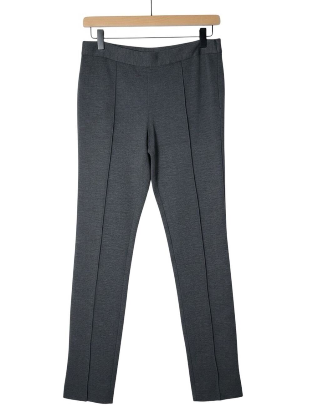 Laundry Slim Ponte Knit Pants in Charcoal Gray size 4 B139
